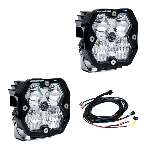 Squadron Pro 2.0 Black LED Auxiliary Light Pod Pair