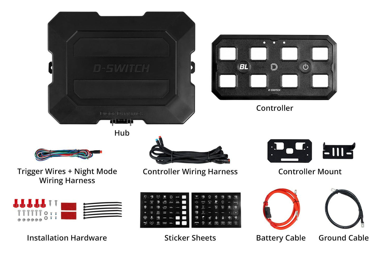 +2024 Tacoma/4Runner Switch panel mount + Diode Dynamics D-Switch