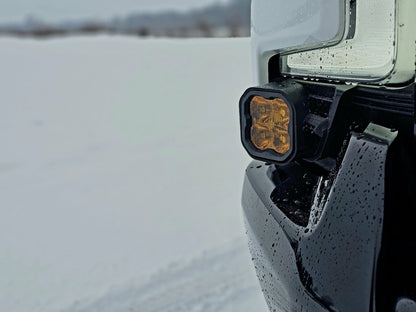 +2022 Silverado ZR2 Led vent cover (ASA Matte Black) + Diode Dynamics SS3 Sport