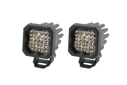 +2024 Tacoma DD SSC1 Led vent cover (Matte Black) + Diode Dynamics SSC1 Sport
