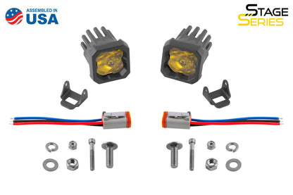 +2024 Tacoma DD SSC1 Led vent cover (Matte Black) + Diode Dynamics SSC1 Sport