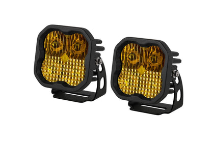 +2023 Colorado ZR2 Foglight conversion (Matte Black) + Diode Dynamics SS3 SAE Sport LED Pod