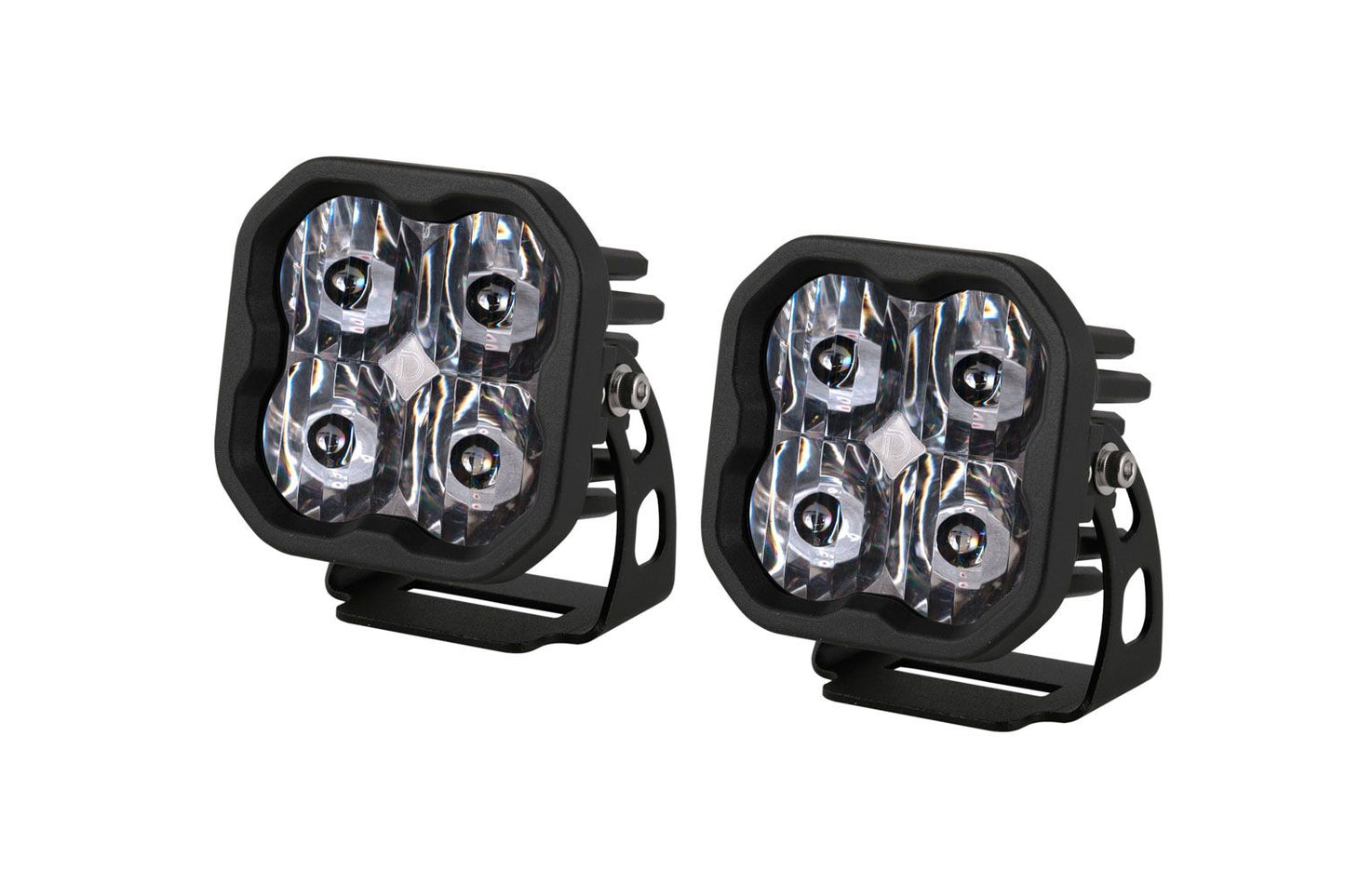 +2023 Colorado ZR2 Foglight conversion (Matte Black) + Diode Dynamics SS3 SAE Sport LED Pod