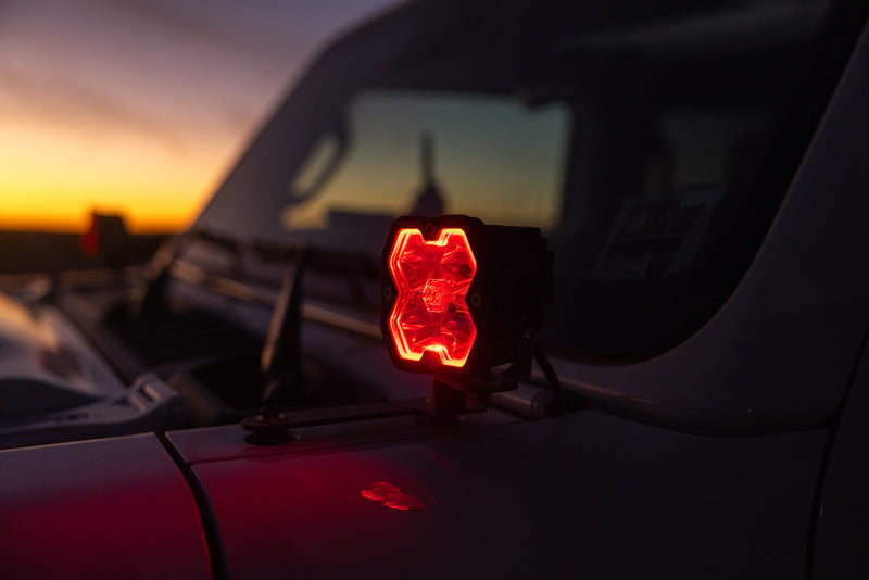 Squadron Pro 2.0 Black LED Auxiliary Light Pod Pair