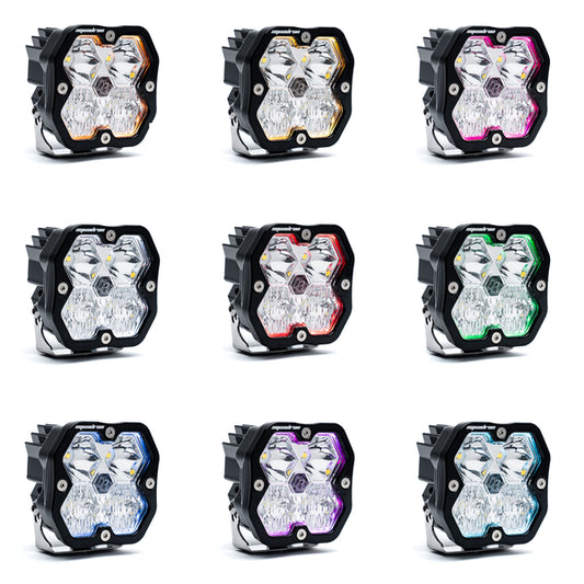 Squadron Sport 2.0 Black LED Auxiliary Light Pod Pair - Universal