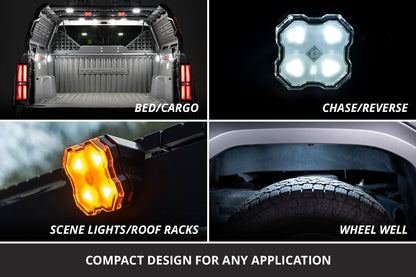 +2024 Tacoma/4Runner Mirror Puddle light Diode Dynamics + Rock lights pair