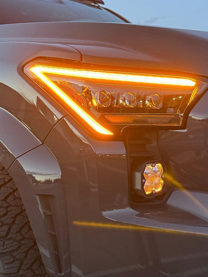 +2024 Tacoma Baja Designs Squadron 2.0 Led vent cover (ASA Matte Black)
