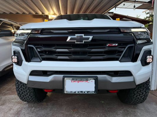 +2024 Colorado LT/TrailBoss Baja Designs Squadron 2.0 Led vent cover (ASA Matte Black)