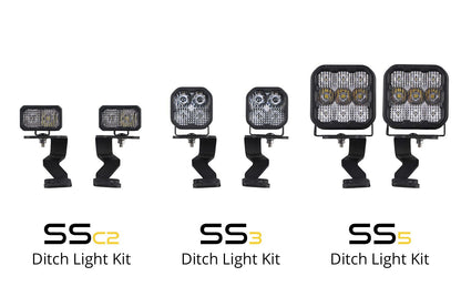 Stage Series Backlit Ditch Light Kit for 2022-2025 Toyota Tundra