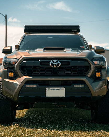 +2024 Tacoma DD SS3 Led vent cover (ASA Matte Black) + DD SS3 PRO Led Pod pair