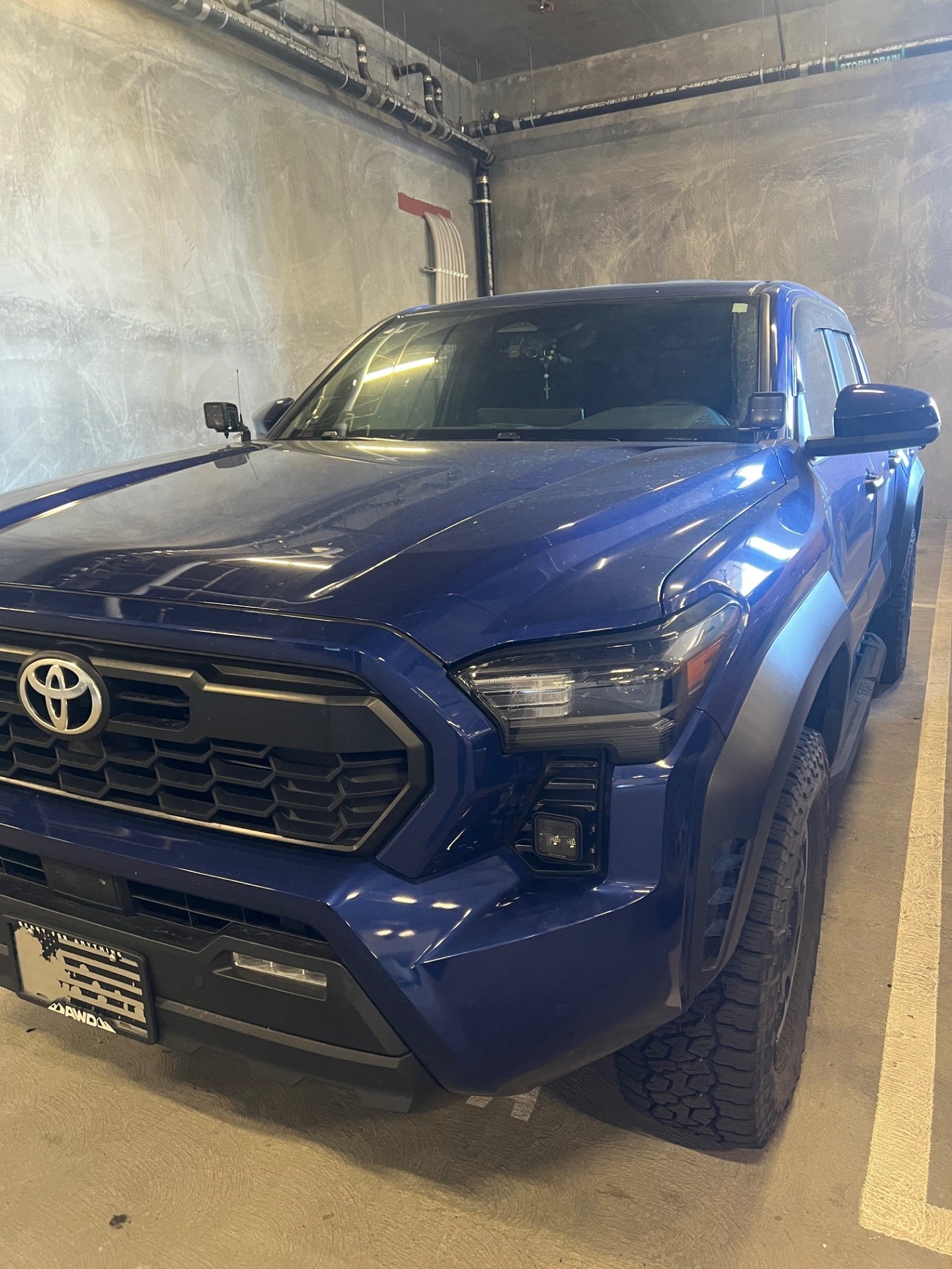+2024 Tacoma Hella 2.7 in Led vent cover (Matte Black)