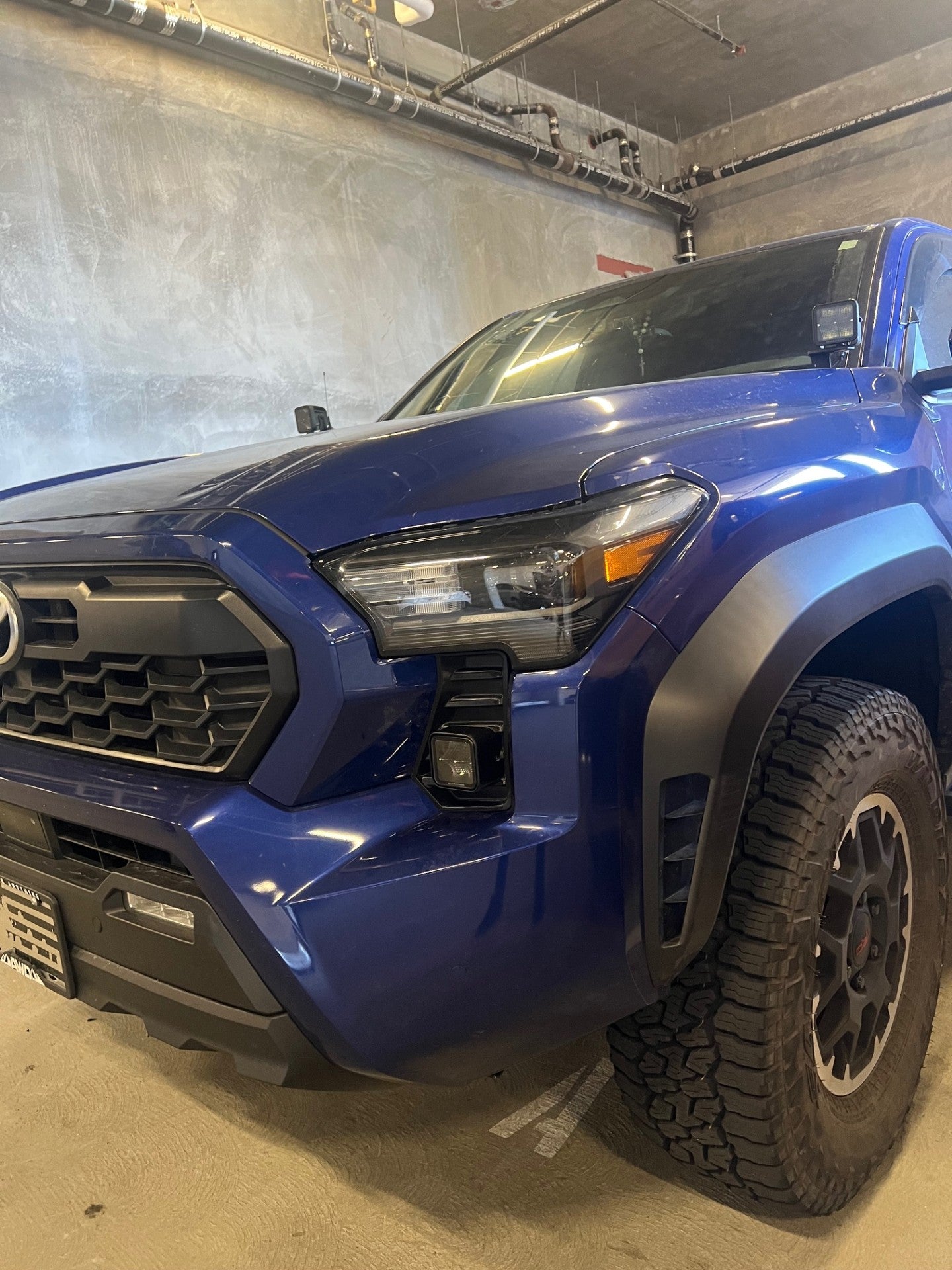 +2024 Tacoma Hella 2.7 in Led vent cover (Matte Black)