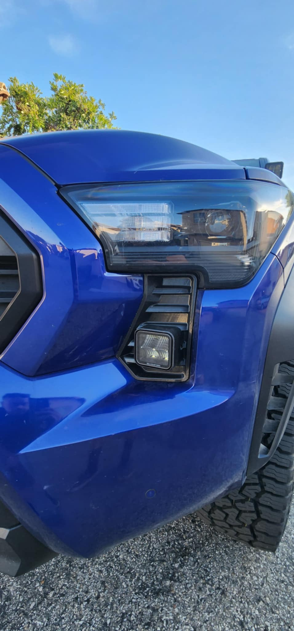 +2024 Tacoma Hella 2.7 in Led vent cover (Matte Black)