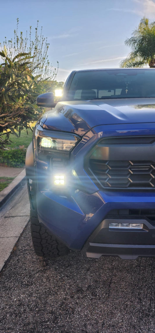 +2024 Tacoma Hella 2.7 in Led vent cover (Matte Black)