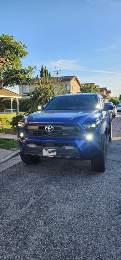 +2024 Tacoma Hella 2.7 in Led vent cover (Matte Black)