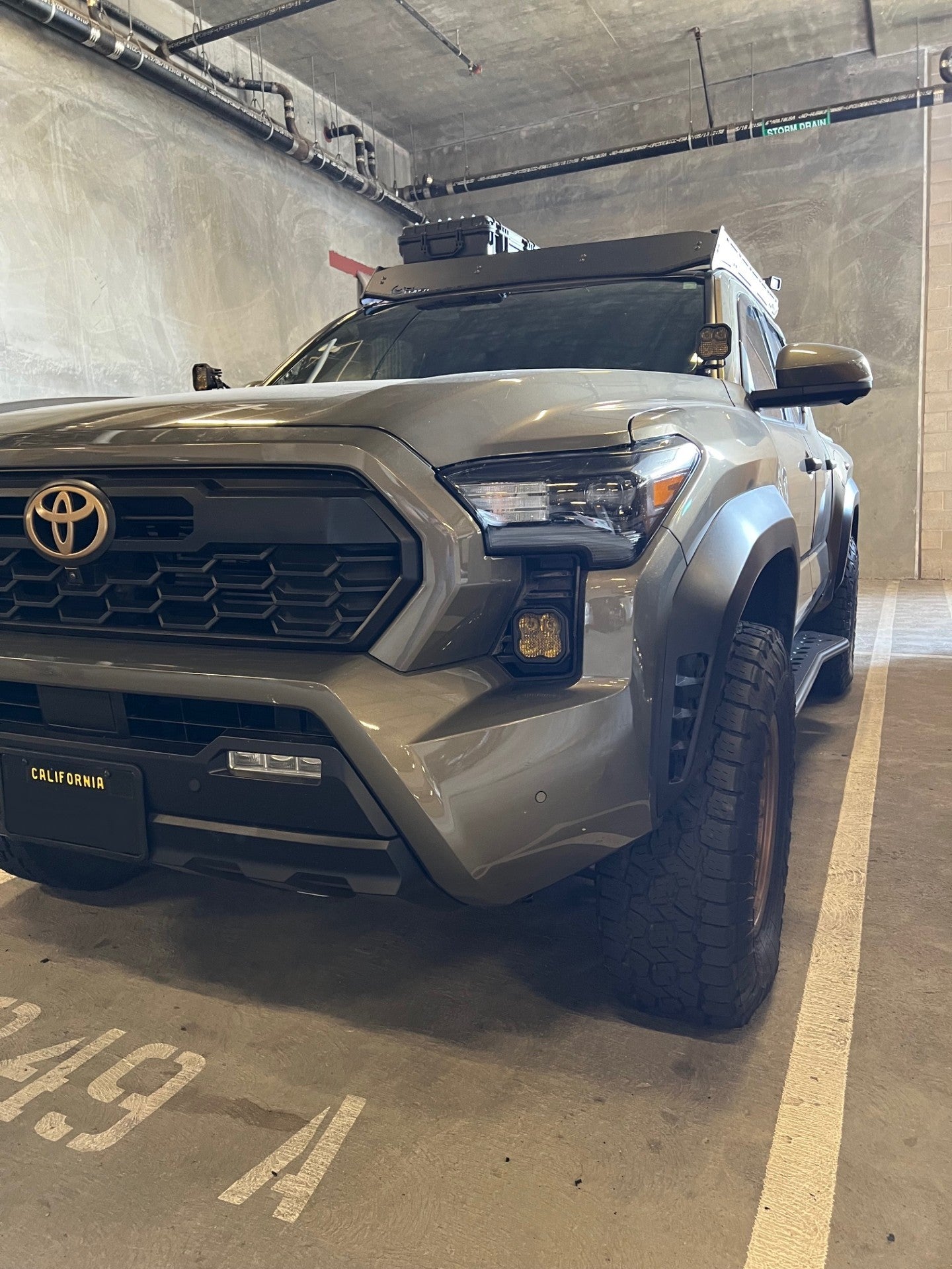 +2024 Tacoma DD SS3 Led vent cover (ASA Matte Black)