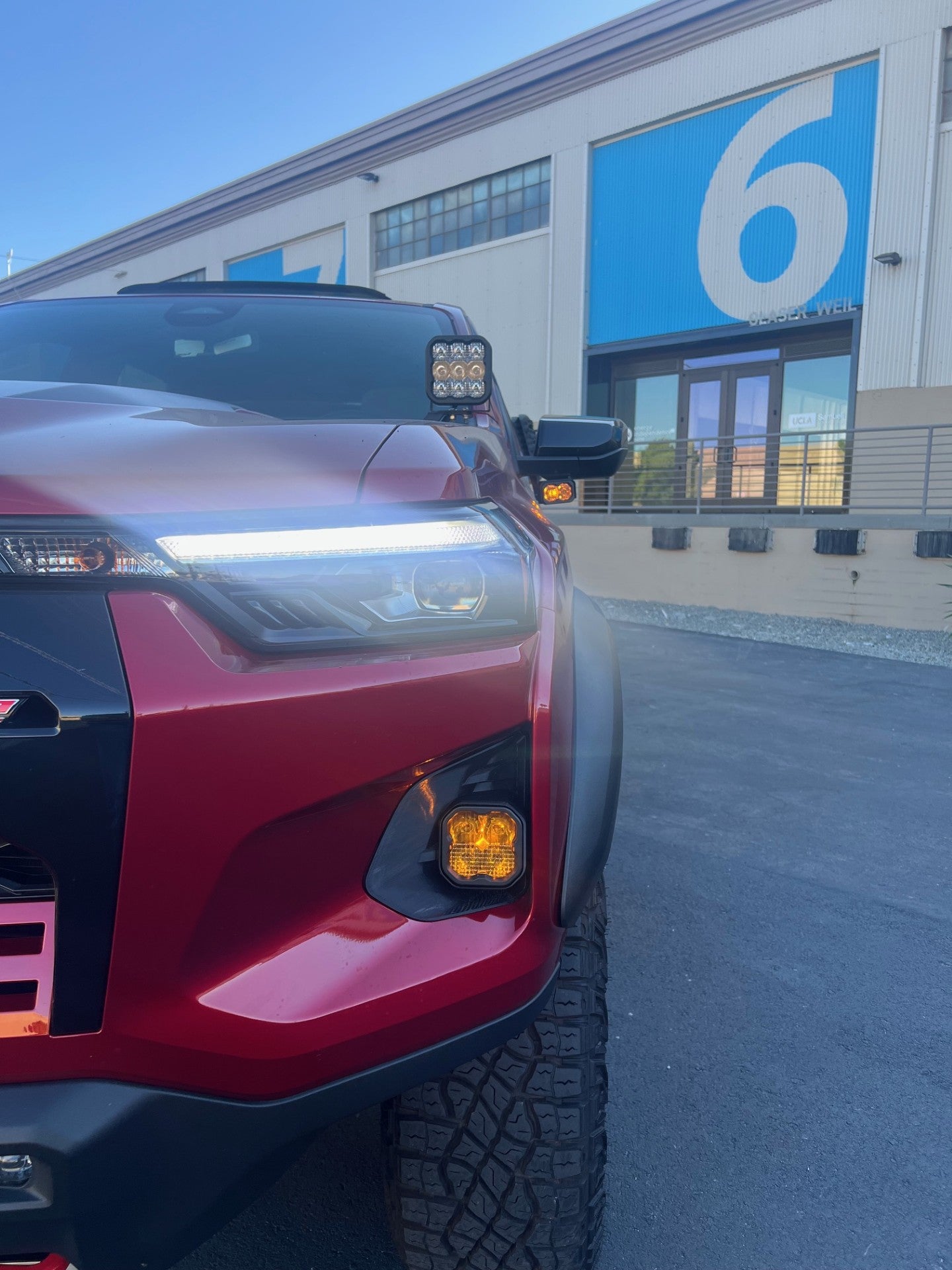 +2024 Colorado/Canyon Mirror ditch light + Diode Dynamics C2.0 Pro
