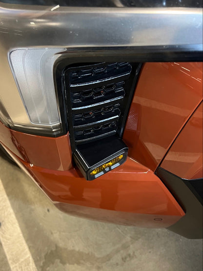 +2022 Toyota Tundra Led vent cover (ASA Matte Black) Diode Dynamics C2.0
