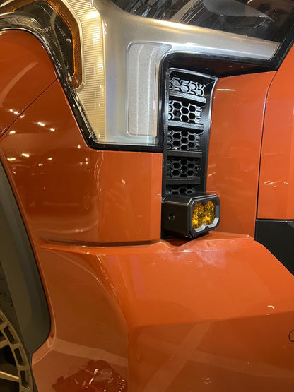 +2022 Toyota Tundra Led vent cover (ASA Matte Black) Diode Dynamics C2.0