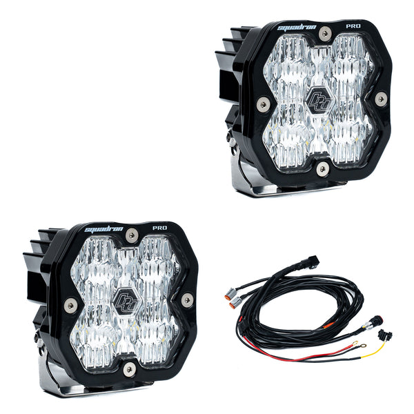 Squadron Pro 2.0 Black LED Auxiliary Light Pod Pair