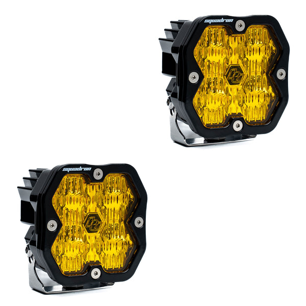 +2024 Tacoma Led vent cover (ASA Matte Black) + Squadron Sport 2.0 Black LED Auxiliary Light Pod Pair